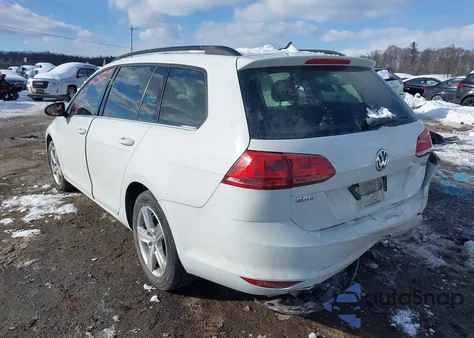 2015 Volkswagen Golf Sportwagen Tdi S 4-Door z USA, uszkodzony, nr VIN 3VWCA7AU9FM508586